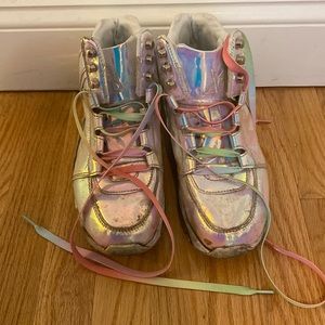 Y.R.U. High Top Sneakers